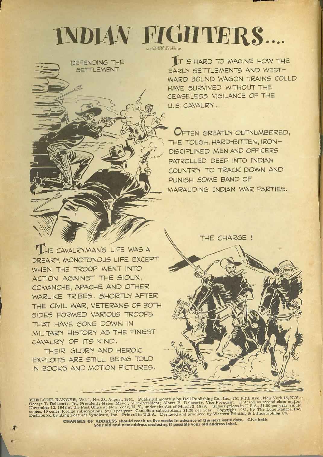 Read online The Lone Ranger (1948) comic -  Issue #38 - 2