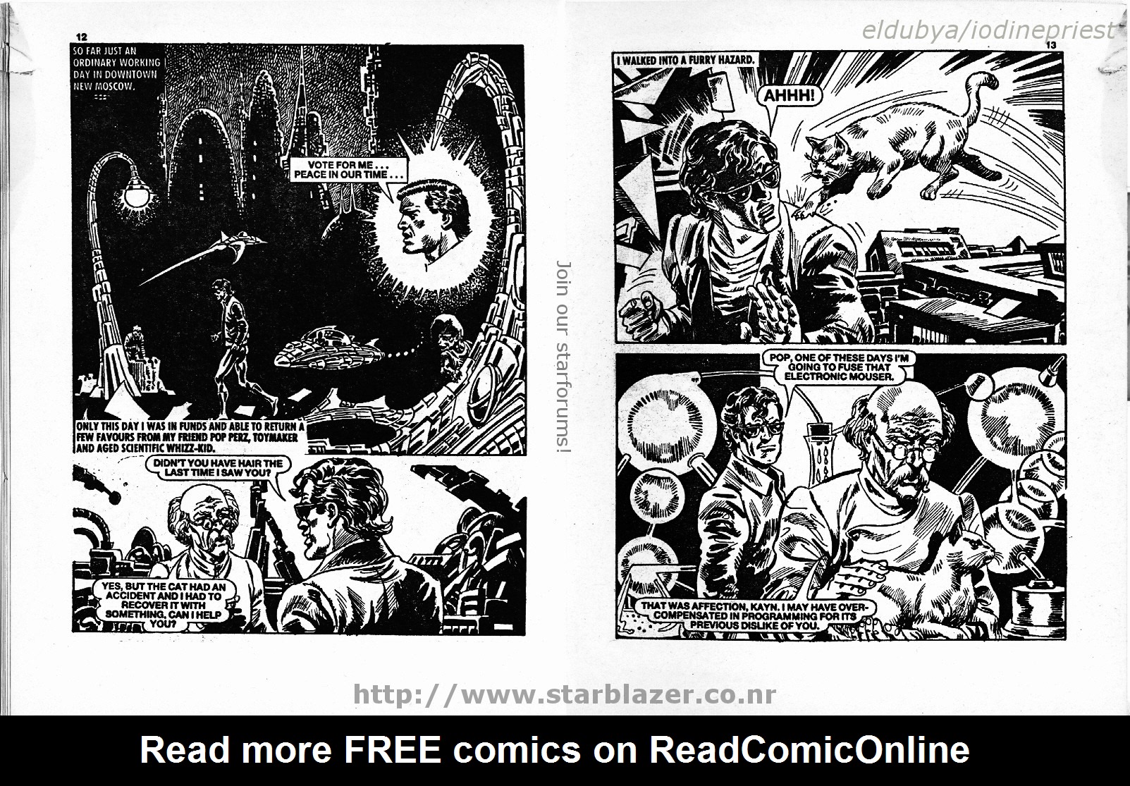 Read online Starblazer comic -  Issue #252 - 8