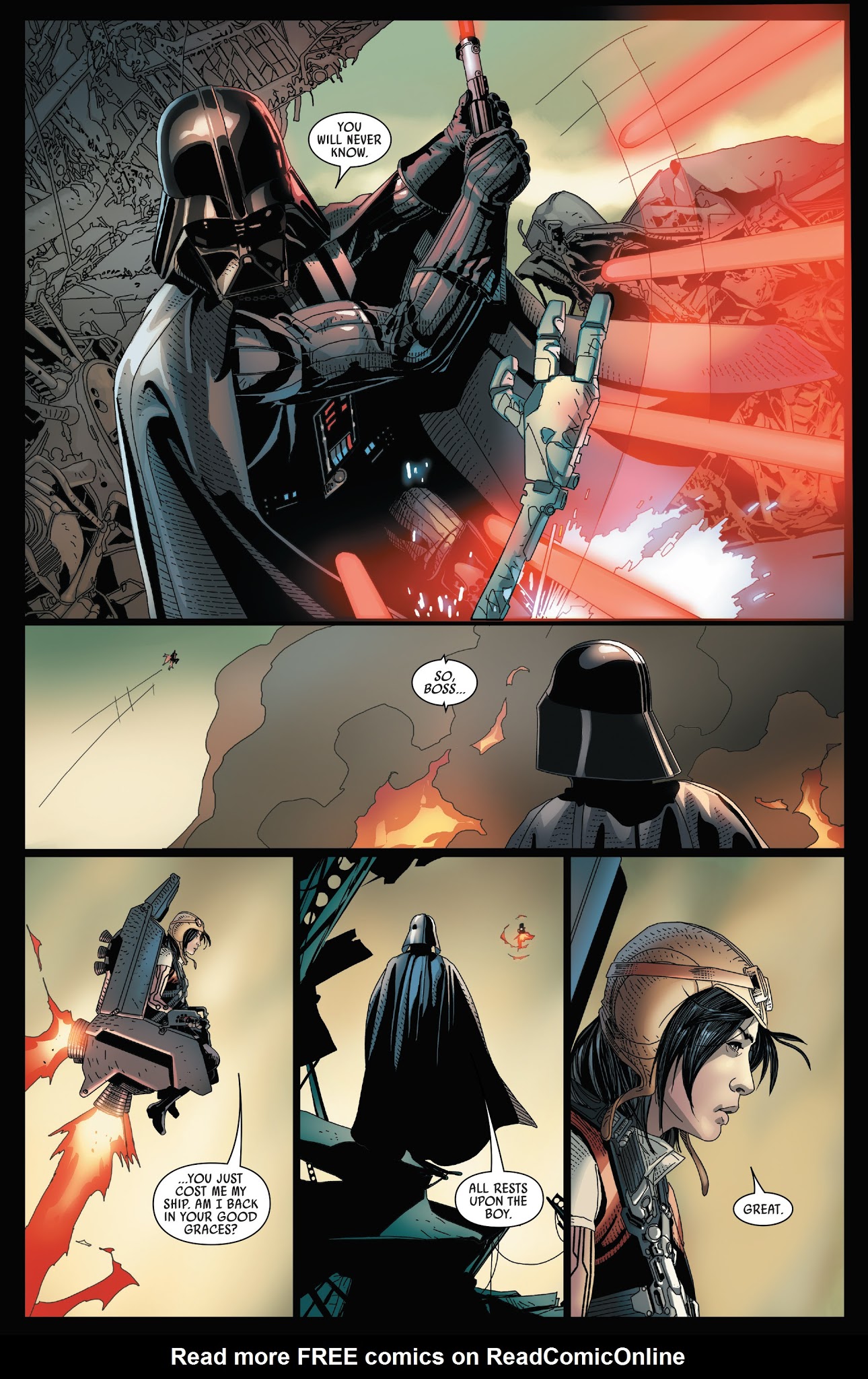 Read online Star Wars: Vader Down comic -  Issue # TPB - 138