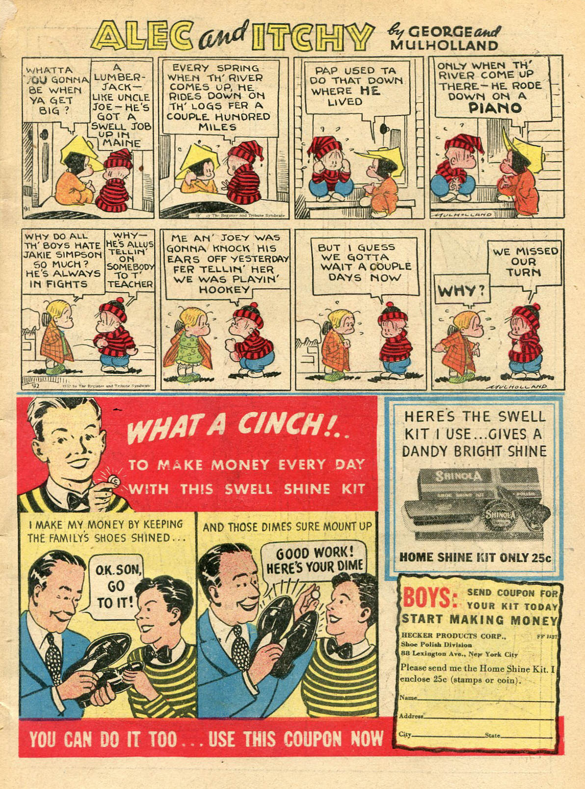 Read online Famous Funnies comic -  Issue #33 - 3
