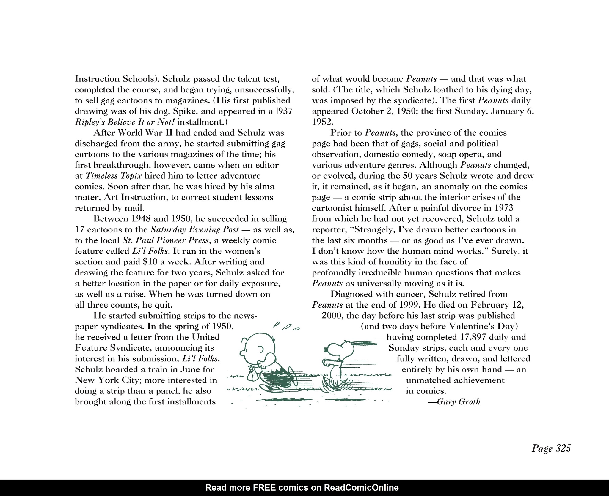 Read online The Complete Peanuts comic -  Issue # TPB 10 - 337