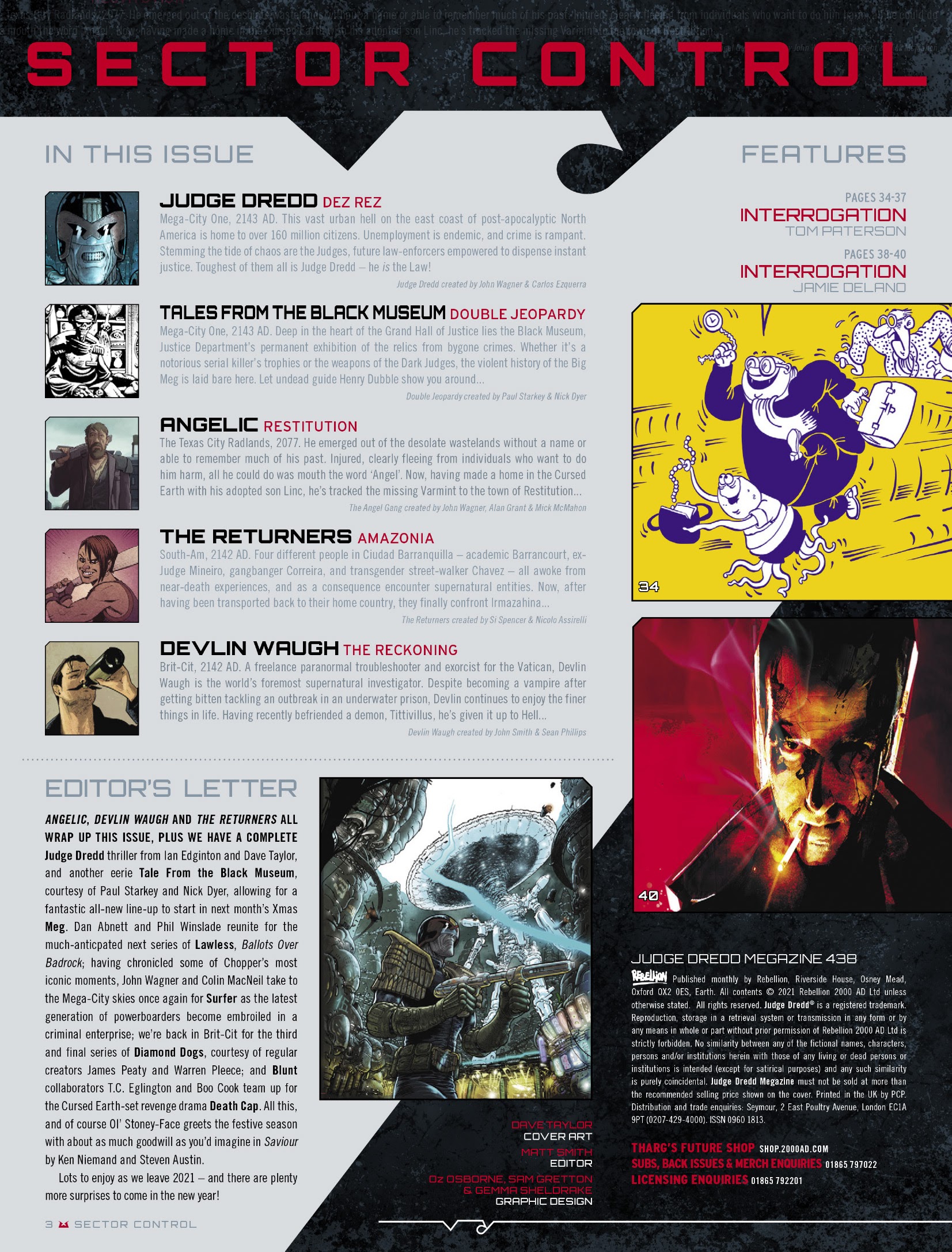 Read online Judge Dredd Megazine (Vol. 5) comic -  Issue #438 - 3