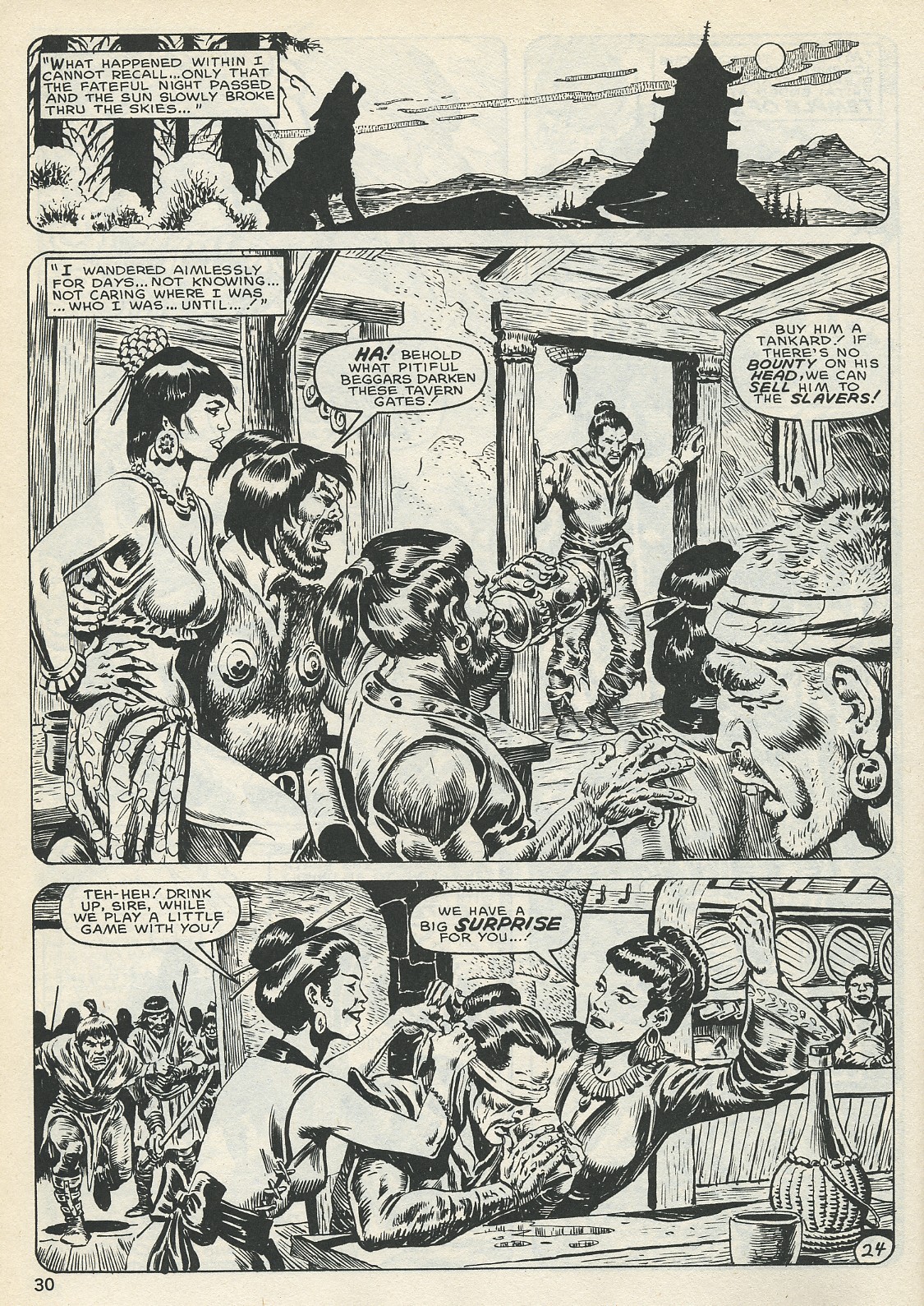 Read online The Savage Sword Of Conan comic -  Issue #132 - 30