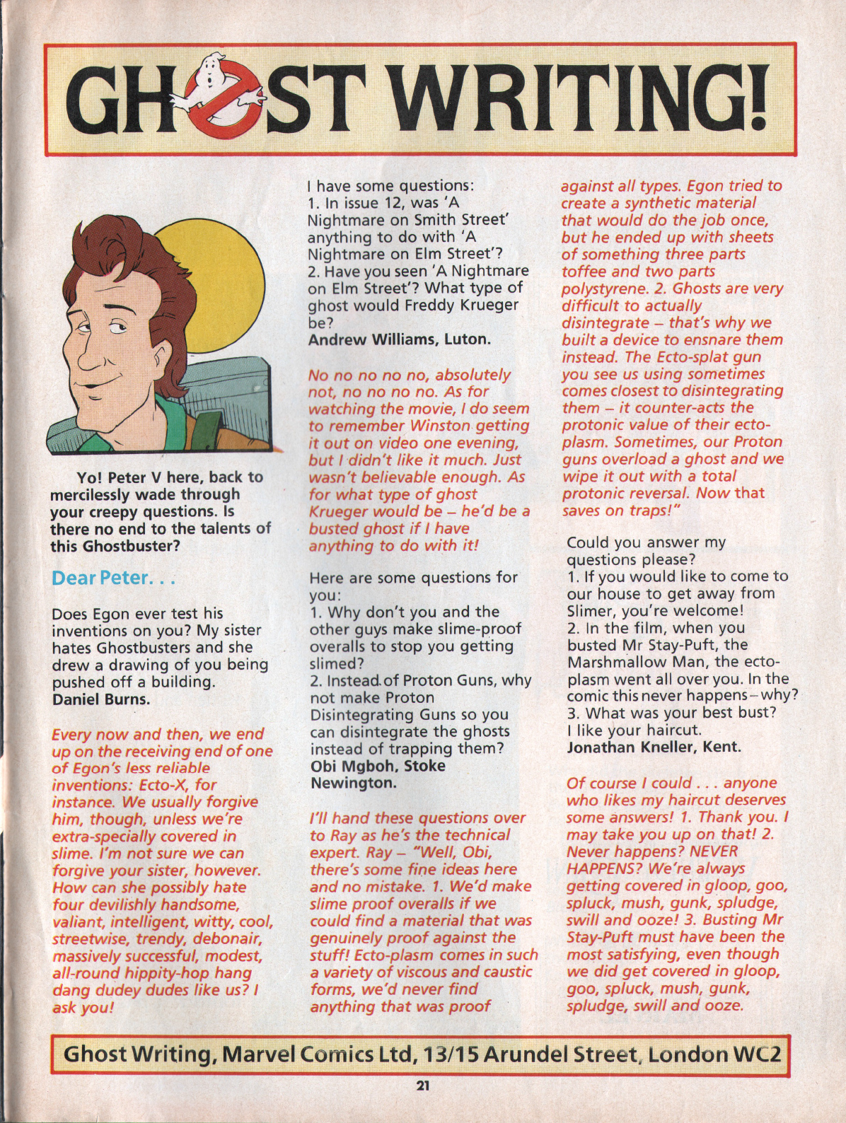 Read online The Real Ghostbusters comic -  Issue #83 - 21