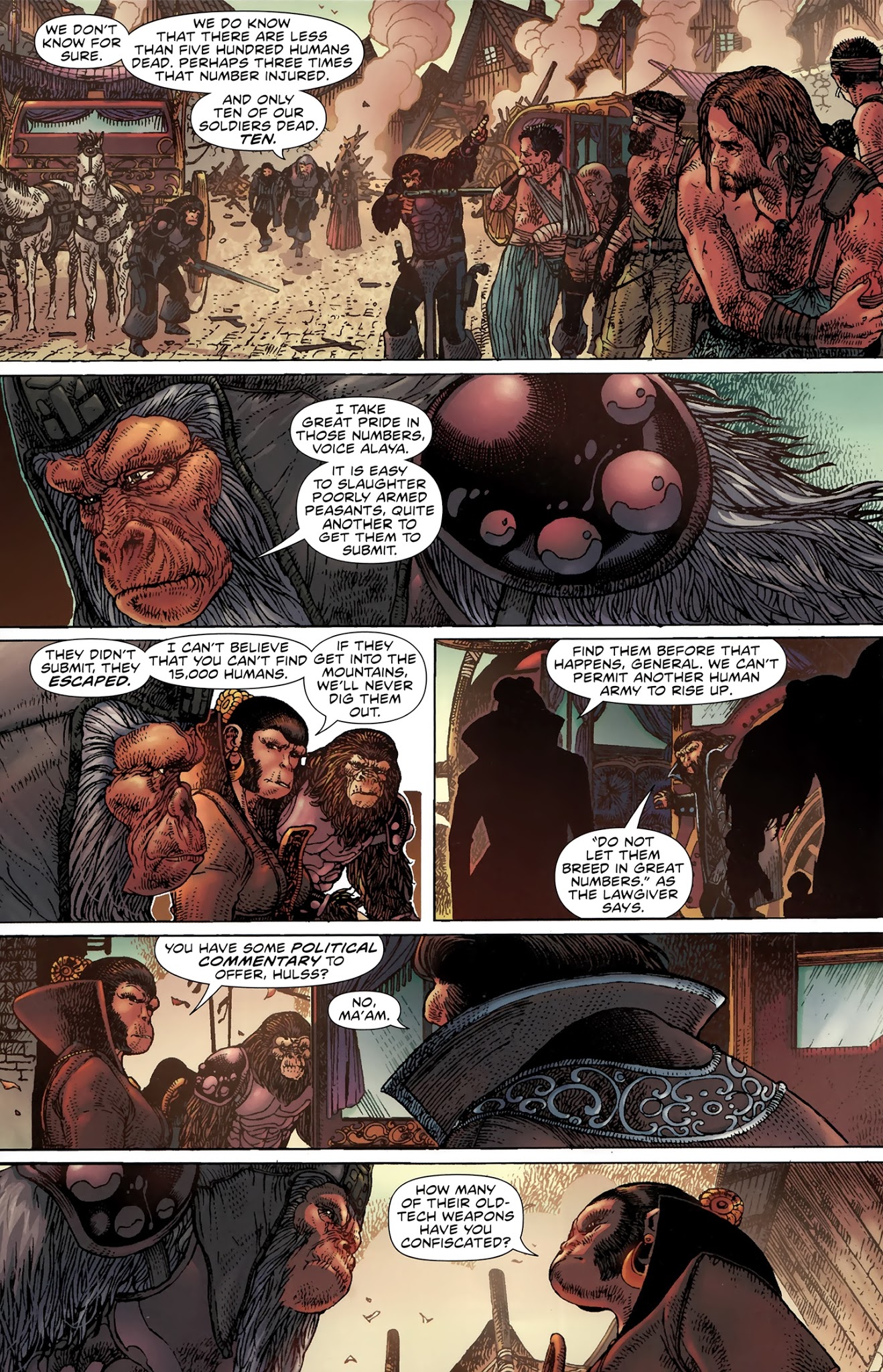 Read online Planet of the Apes (2011) comic -  Issue #9 - 12