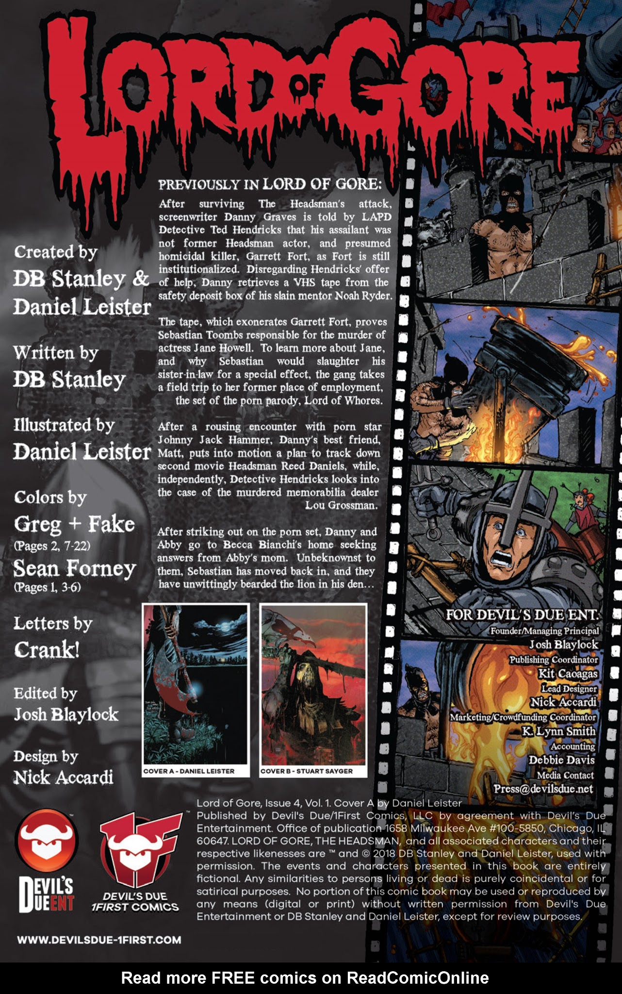 Read online Lord of Gore comic -  Issue #4 - 2