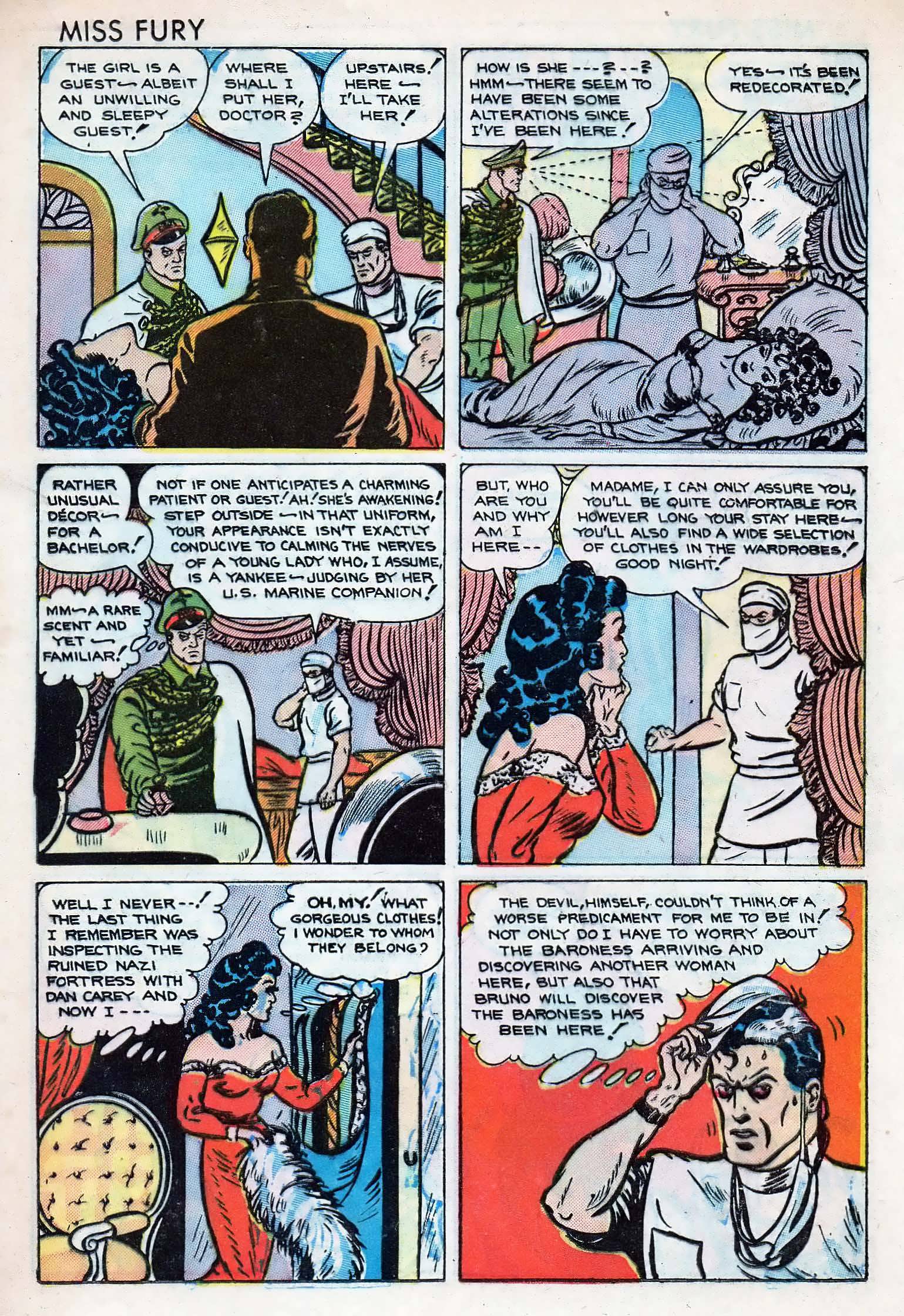 Read online Miss Fury (1942) comic -  Issue #5 - 33
