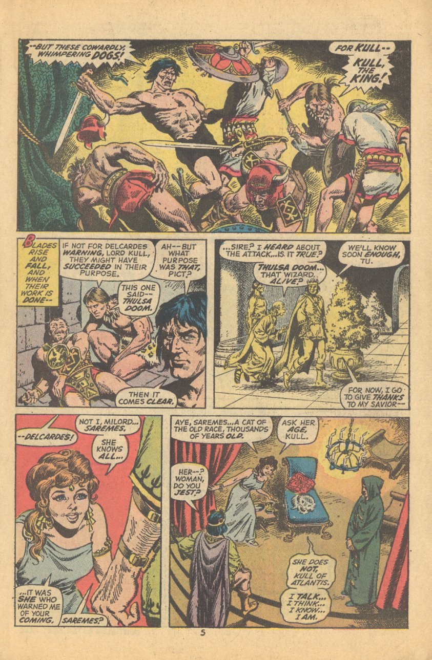 Read online Kull, the Conqueror (1971) comic -  Issue #7 - 5