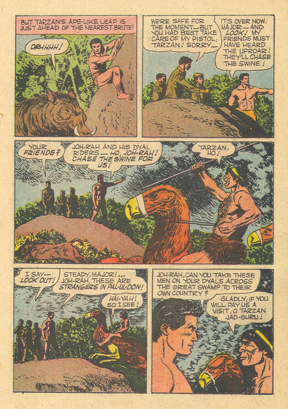 Read online Tarzan (1948) comic -  Issue #112 - 16