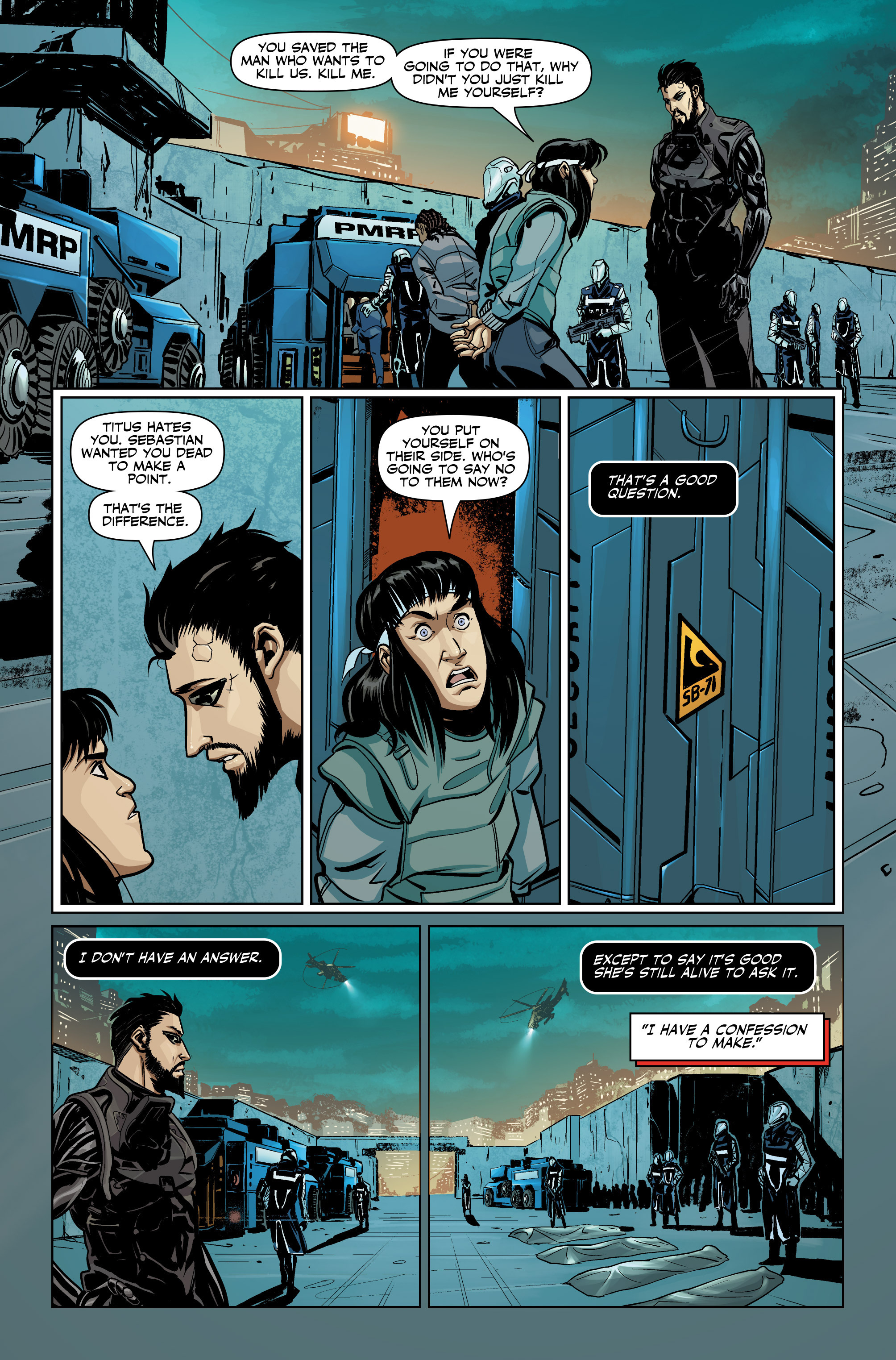 Read online Deus Ex: Children's Crusade comic -  Issue #5 - 20