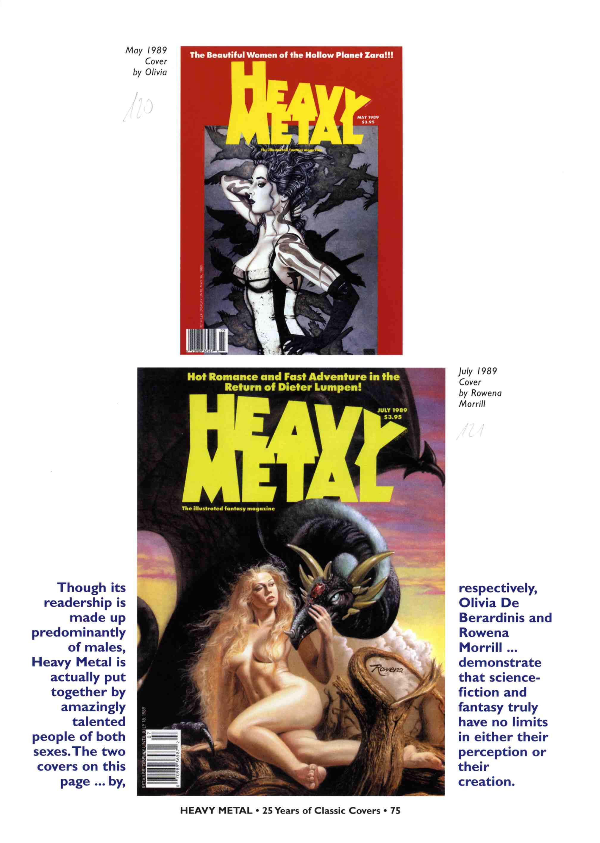 Read online Heavy Metal: 25 Years of Classic Covers comic -  Issue # TPB - 81