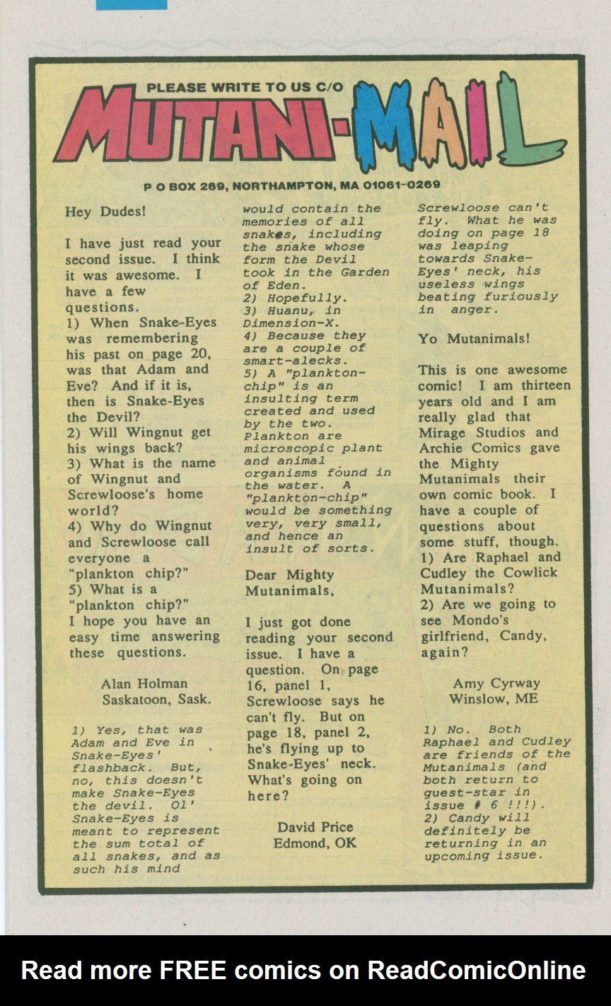 Read online Mighty Mutanimals (1992) comic -  Issue #4 - 28