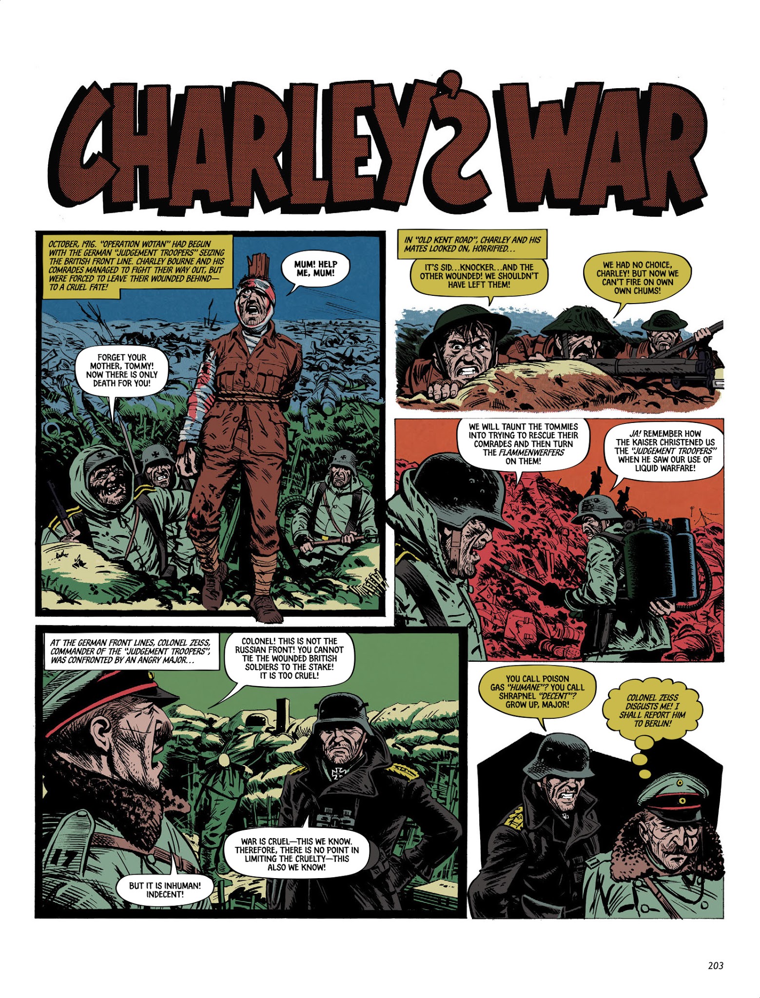Read online Charley's War: The Definitive Collection comic -  Issue # TPB - 203