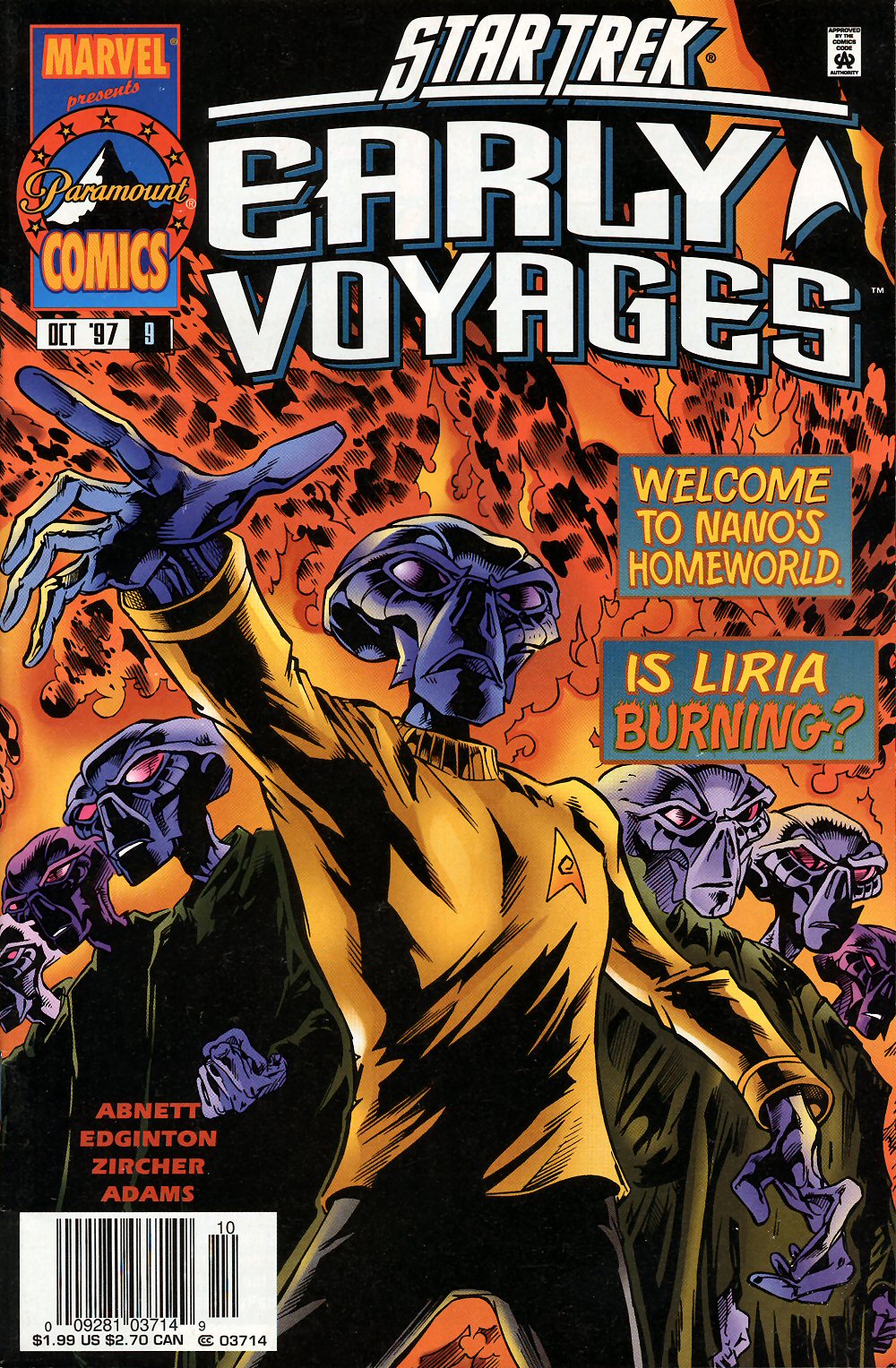 Read online Star Trek: Early Voyages comic -  Issue #9 - 1