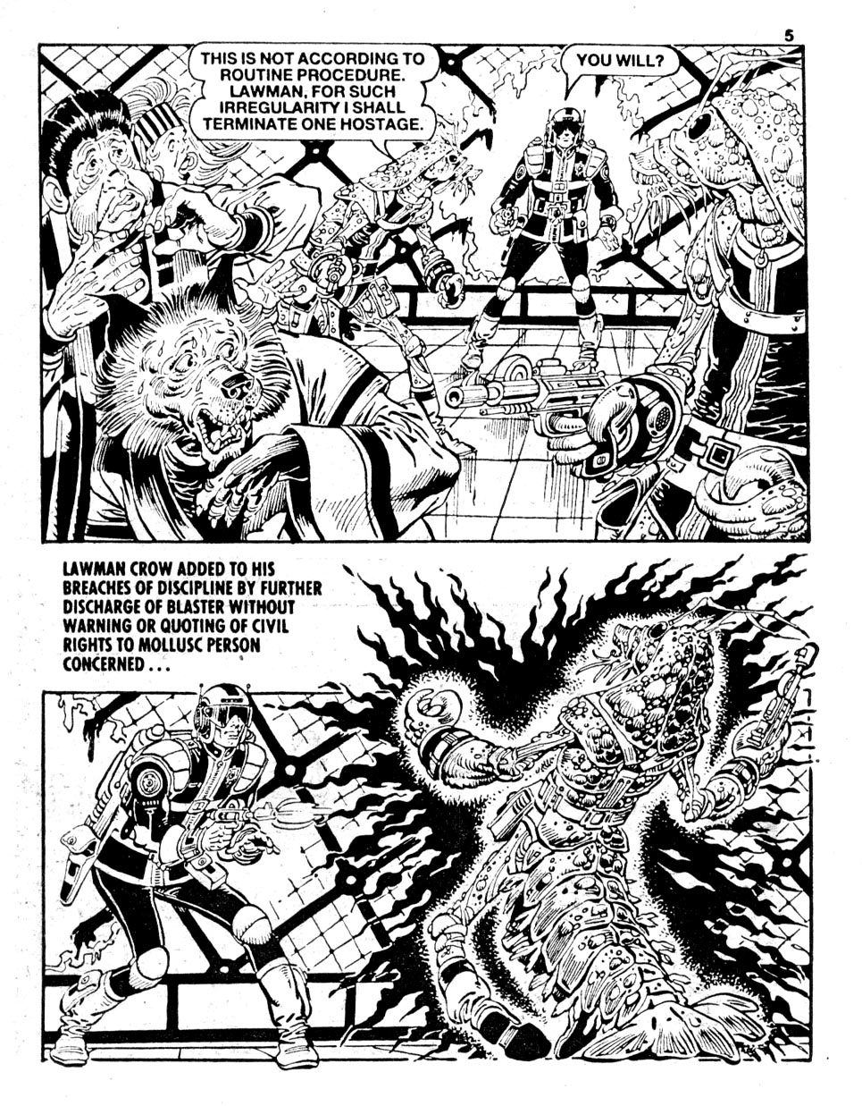 Read online Starblazer comic -  Issue #236 - 5