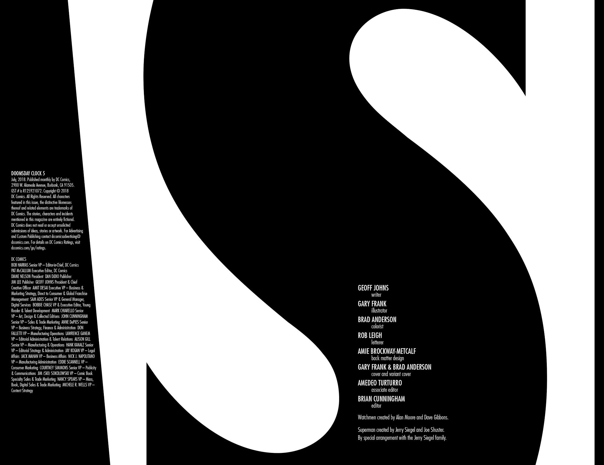 Read online Doomsday Clock comic -  Issue #5 - 2