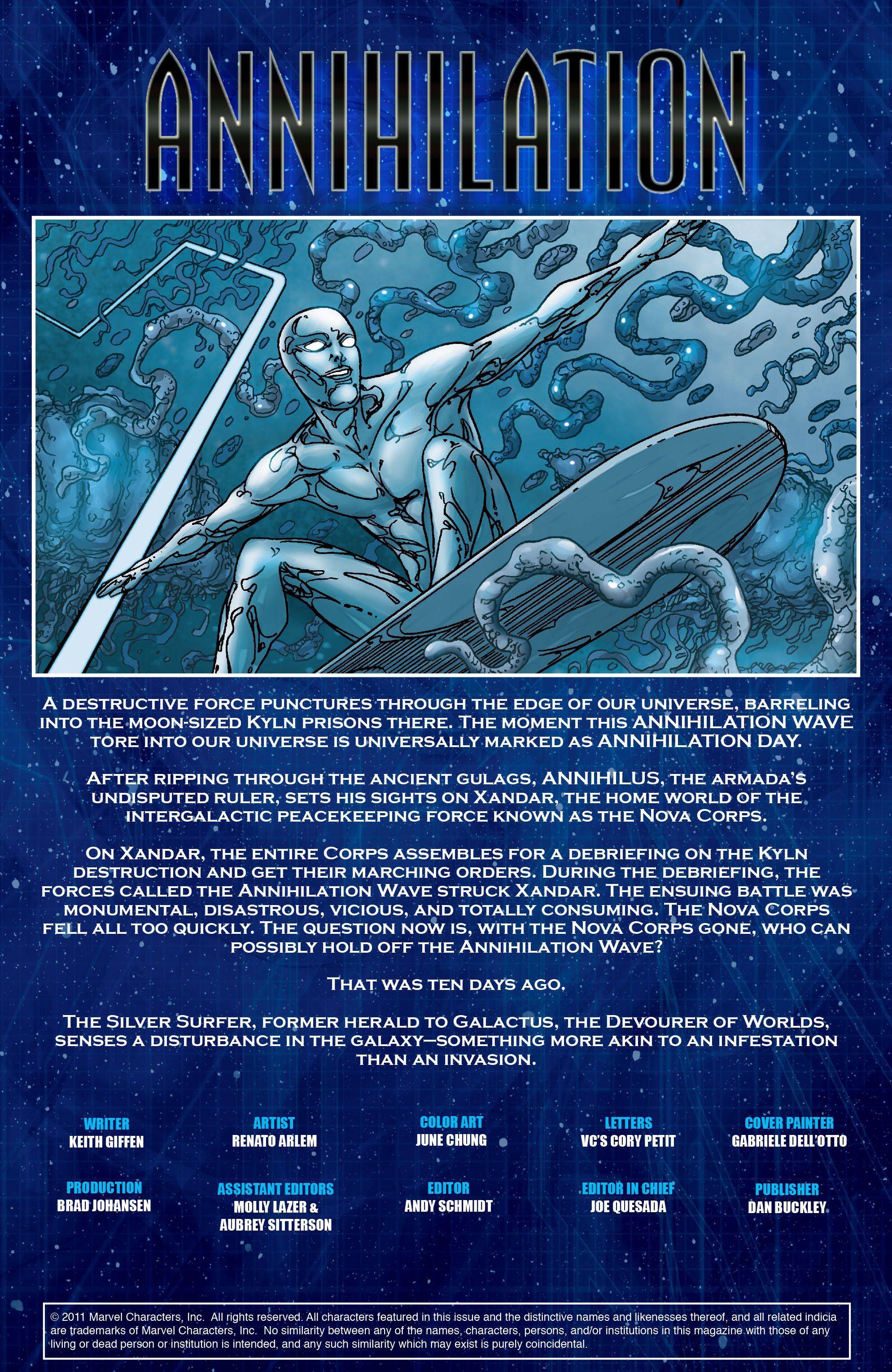 Read online Annihilation: Silver Surfer comic -  Issue #1 - 4