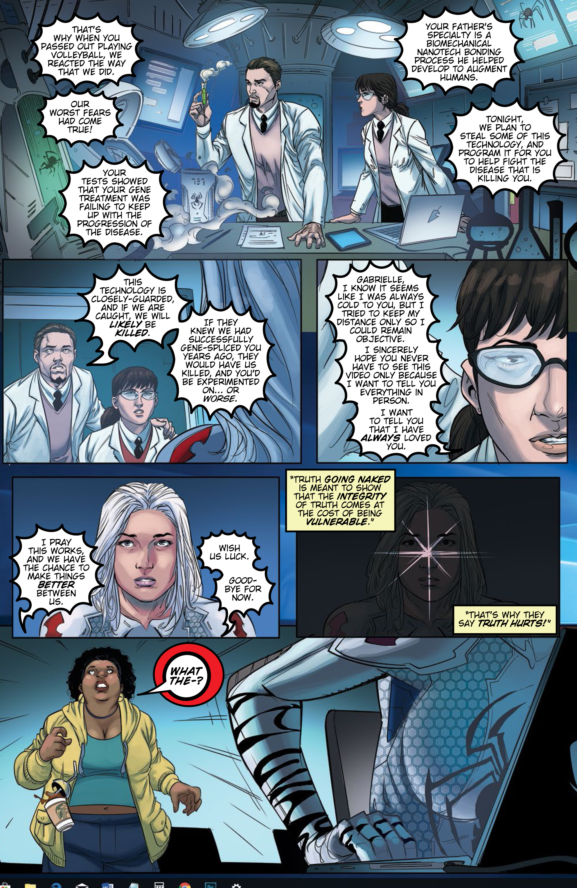 Read online White Widow comic -  Issue #2 - 12