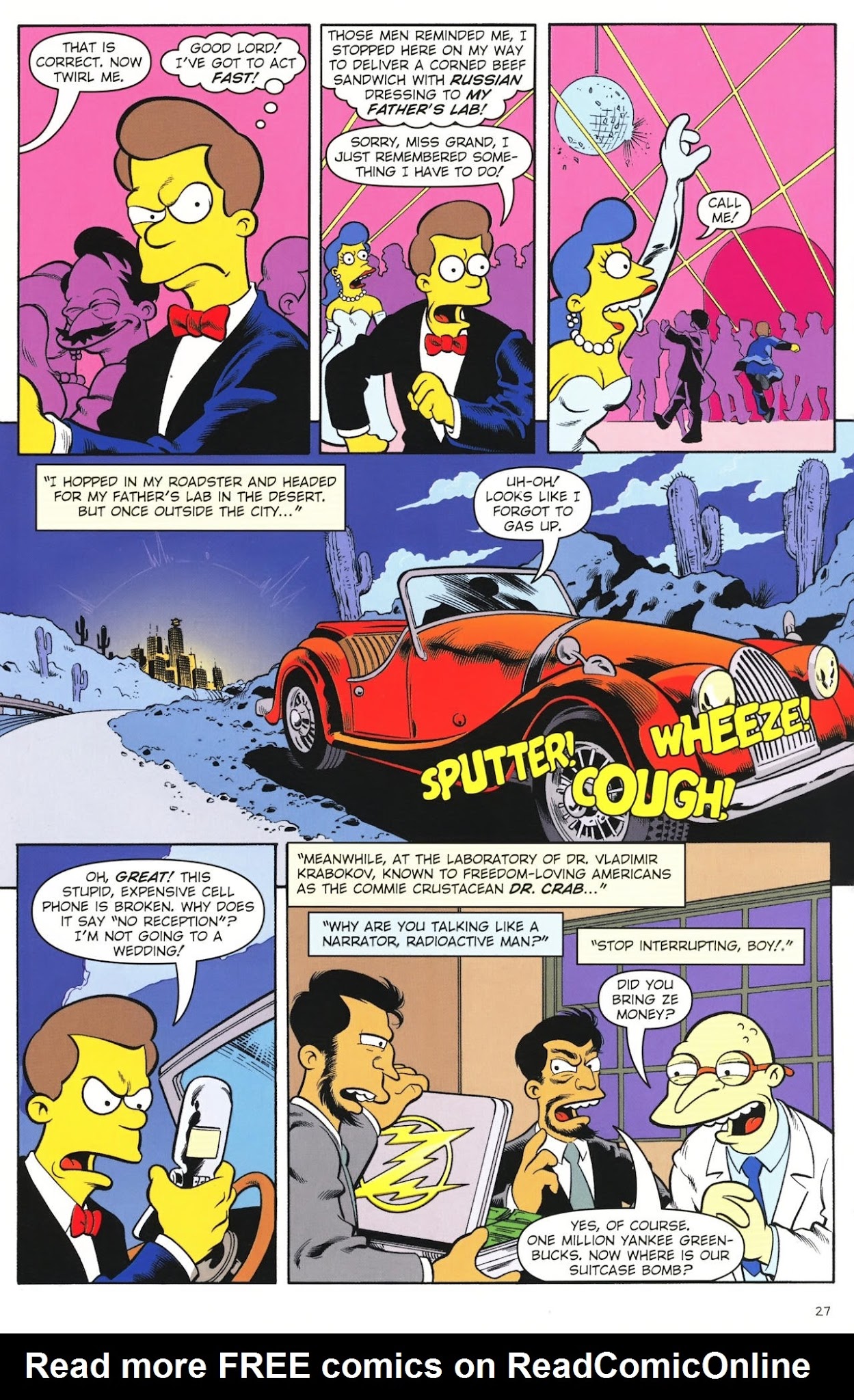 Read online Bongo Comics Presents Simpsons Super Spectacular comic -  Issue #8 - 28