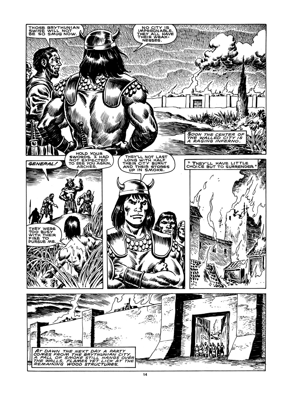 Read online The Savage Sword Of Conan comic -  Issue #148 - 14