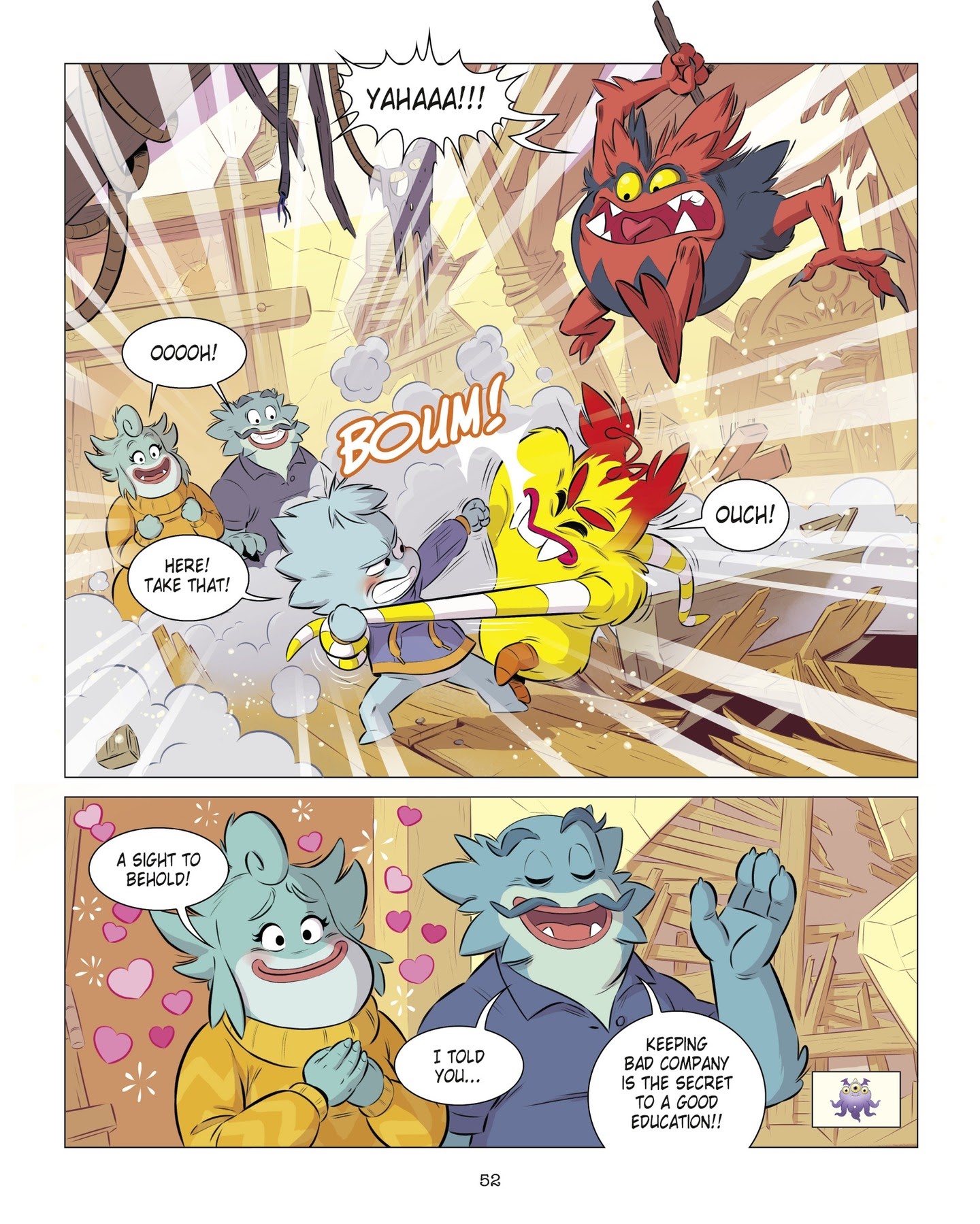 Read online The School for Little Monsters: It's Tough Being Flop comic -  Issue # TPB - 52