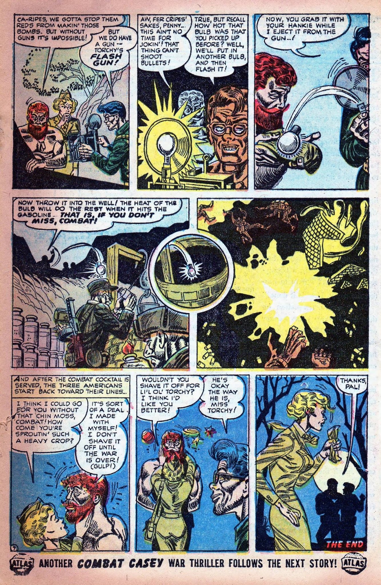 Read online Combat (1952) comic -  Issue #7 - 9