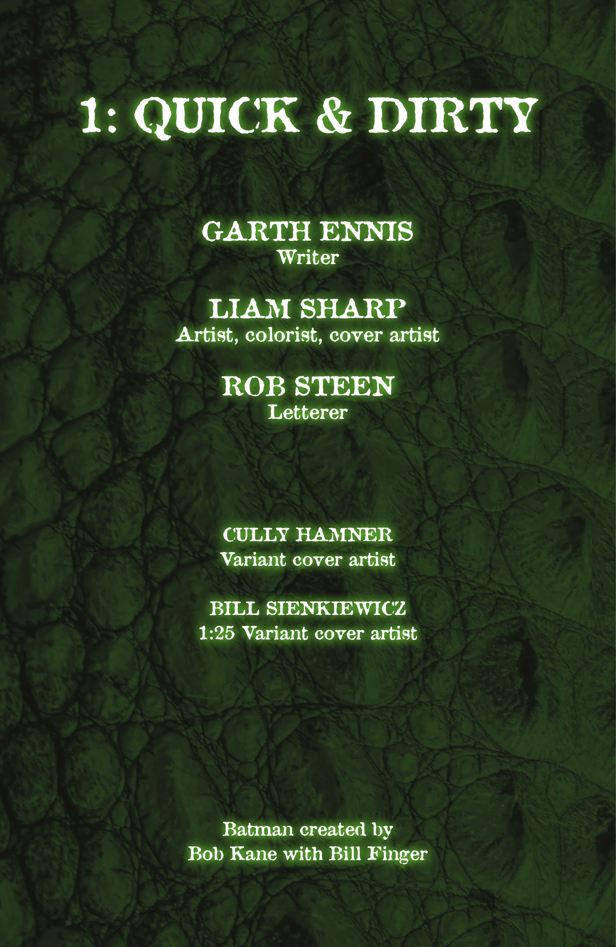 Read online Batman: Reptilian comic -  Issue #1 - 10