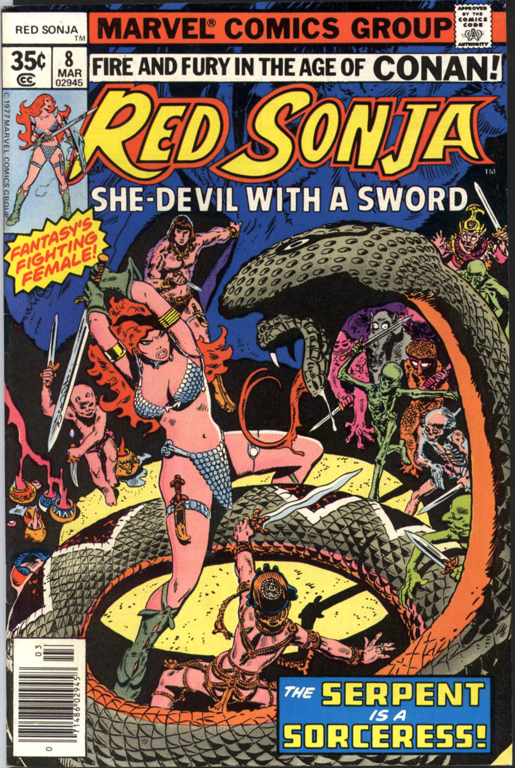 Read online Red Sonja (1977) comic -  Issue #8 - 1