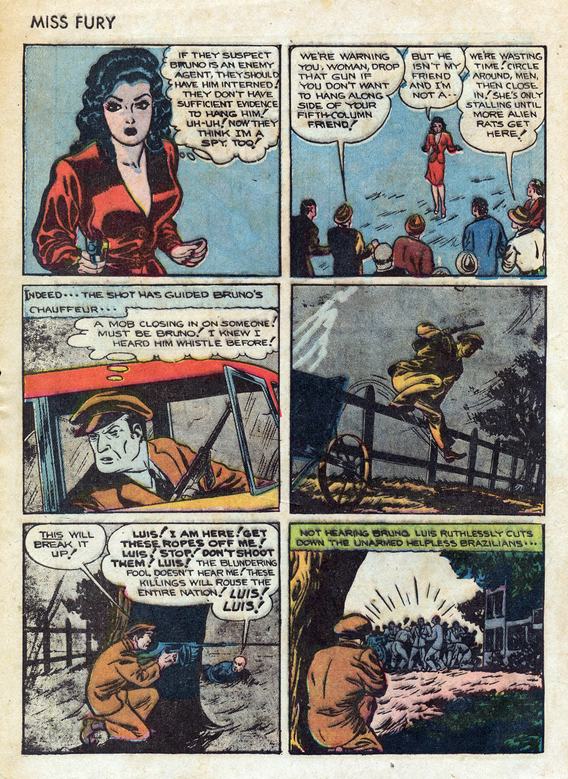 Read online Miss Fury Comics comic -  Issue #3 - 4
