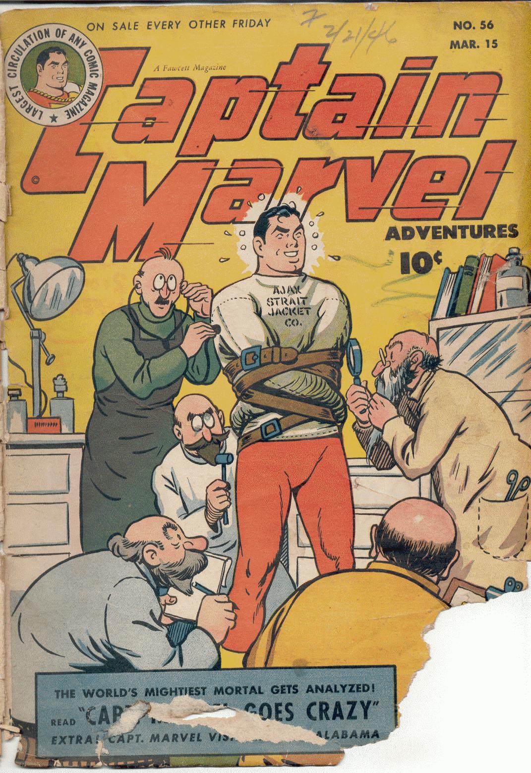Read online Captain Marvel Adventures comic -  Issue #56 - 1