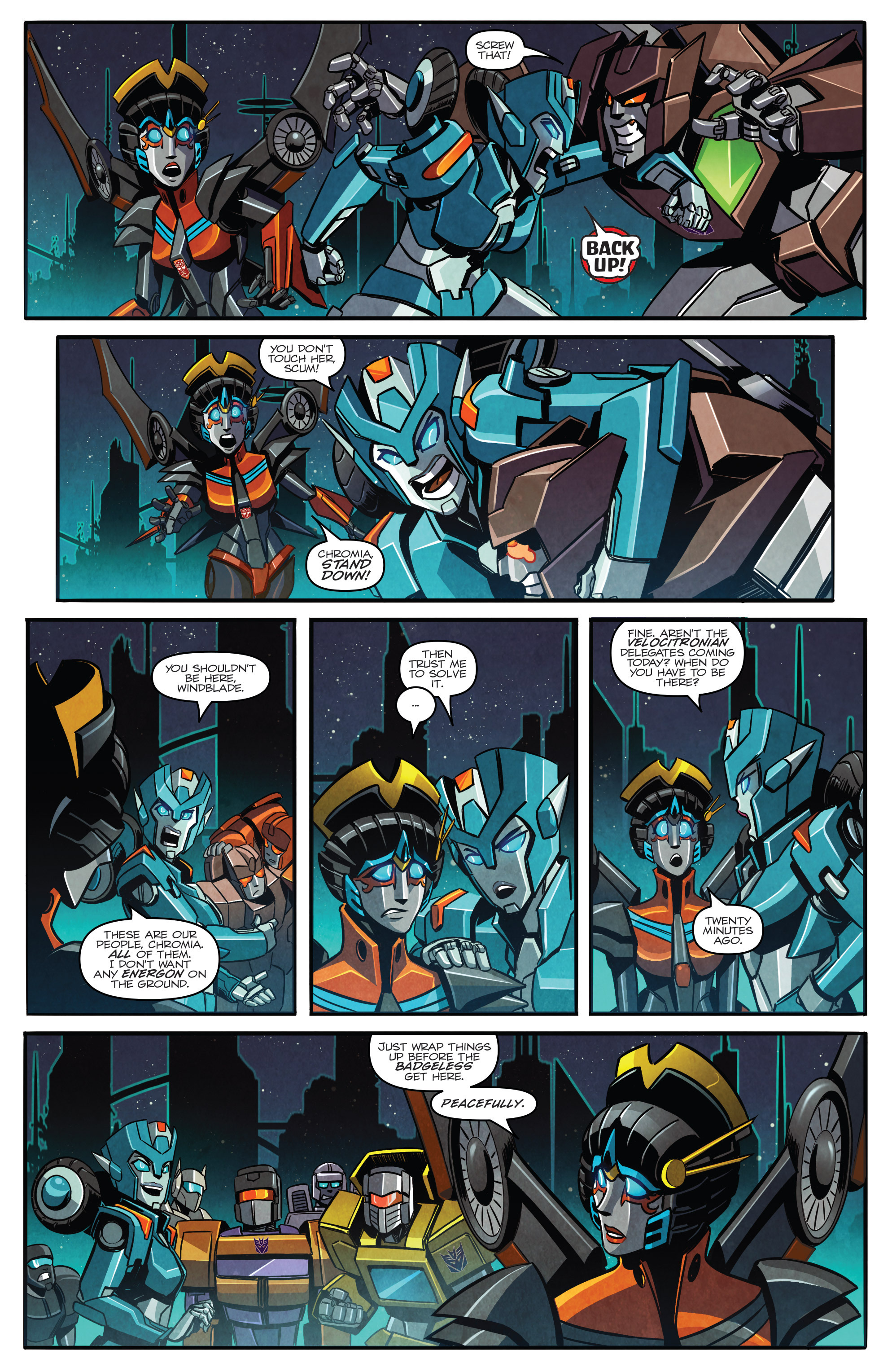 Read online The Transformers: Windblade (2015) comic -  Issue #4 - 8