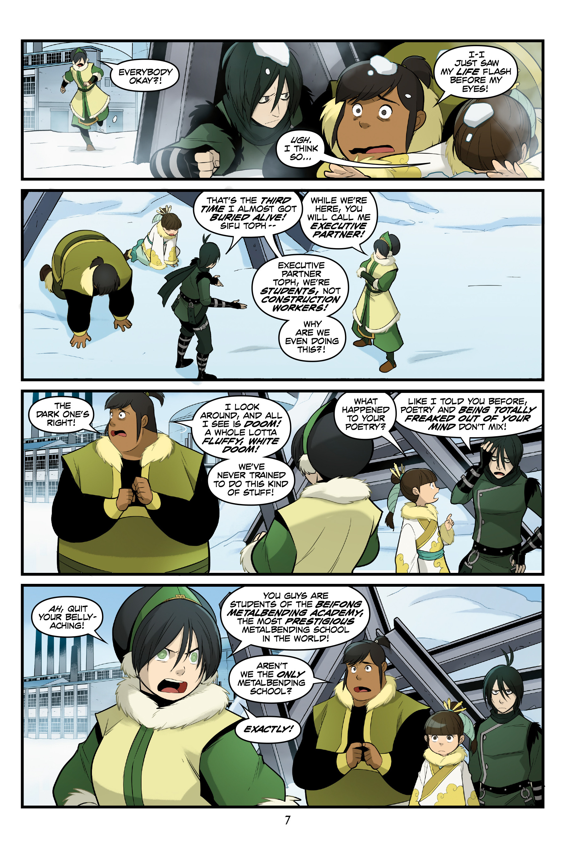 Read online Nickelodeon Avatar: The Last Airbender - North and South comic -  Issue #3 - 8