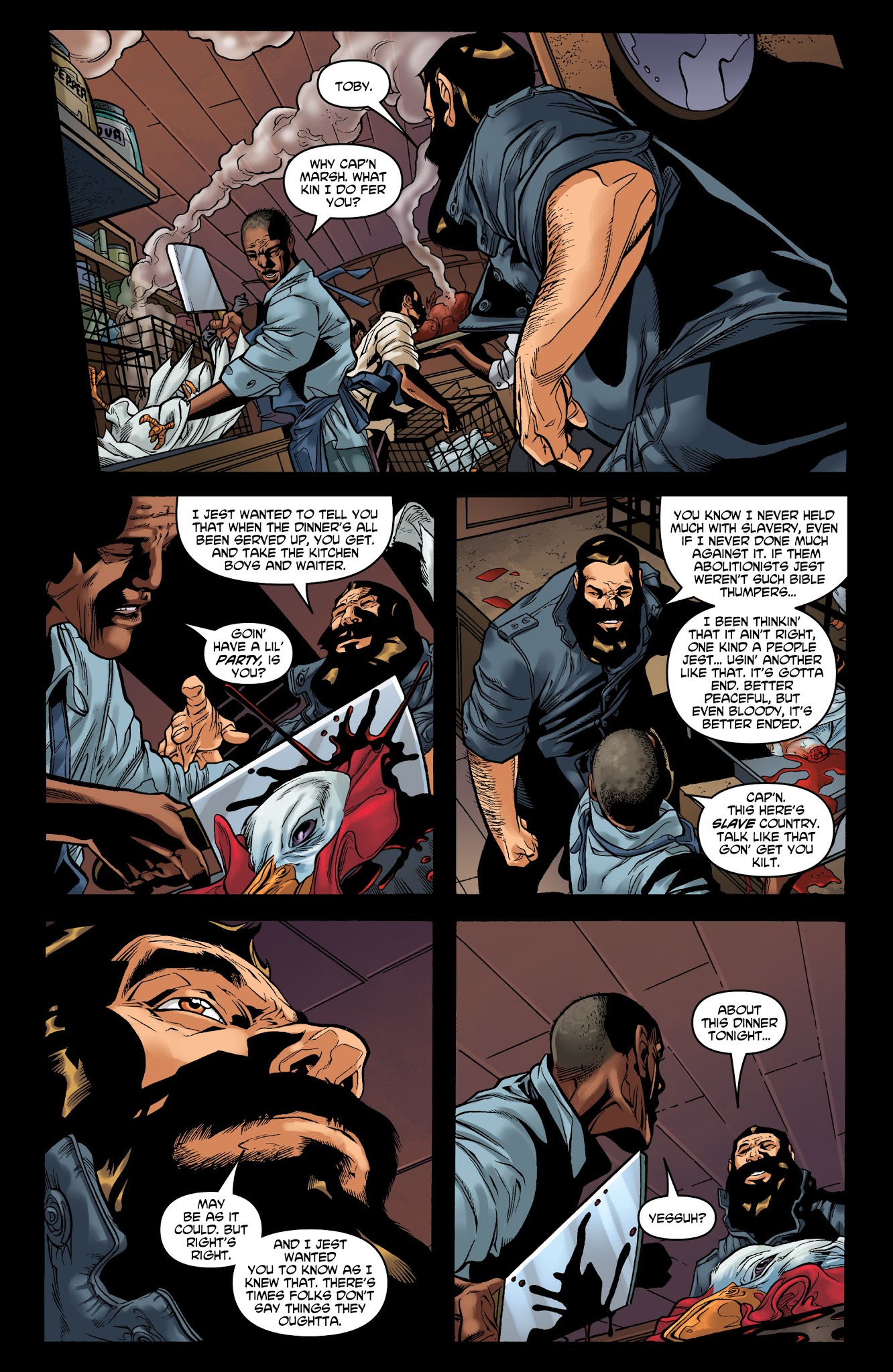 Read online George R.R. Martin's Fevre Dream comic -  Issue #6 - 6