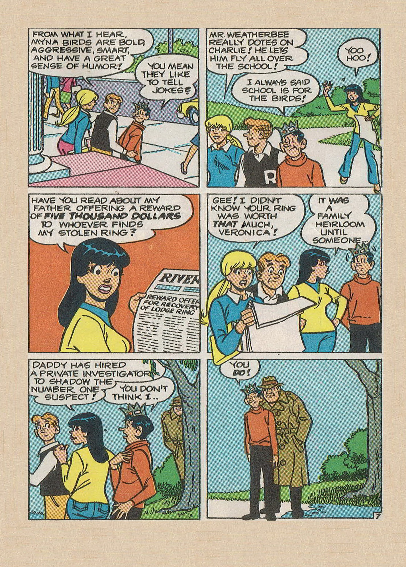 Read online Jughead Jones Comics Digest comic -  Issue #63 - 61