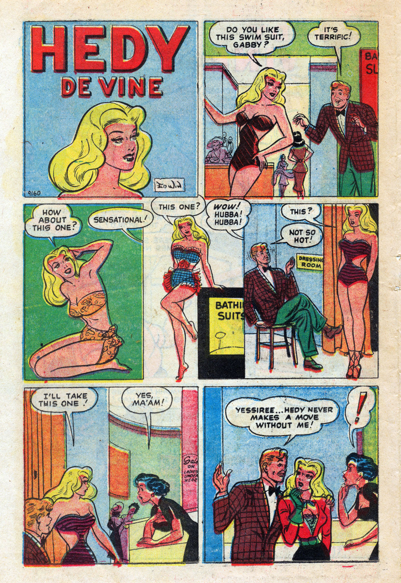 Read online Hedy Of Hollywood Comics comic -  Issue #46 - 24