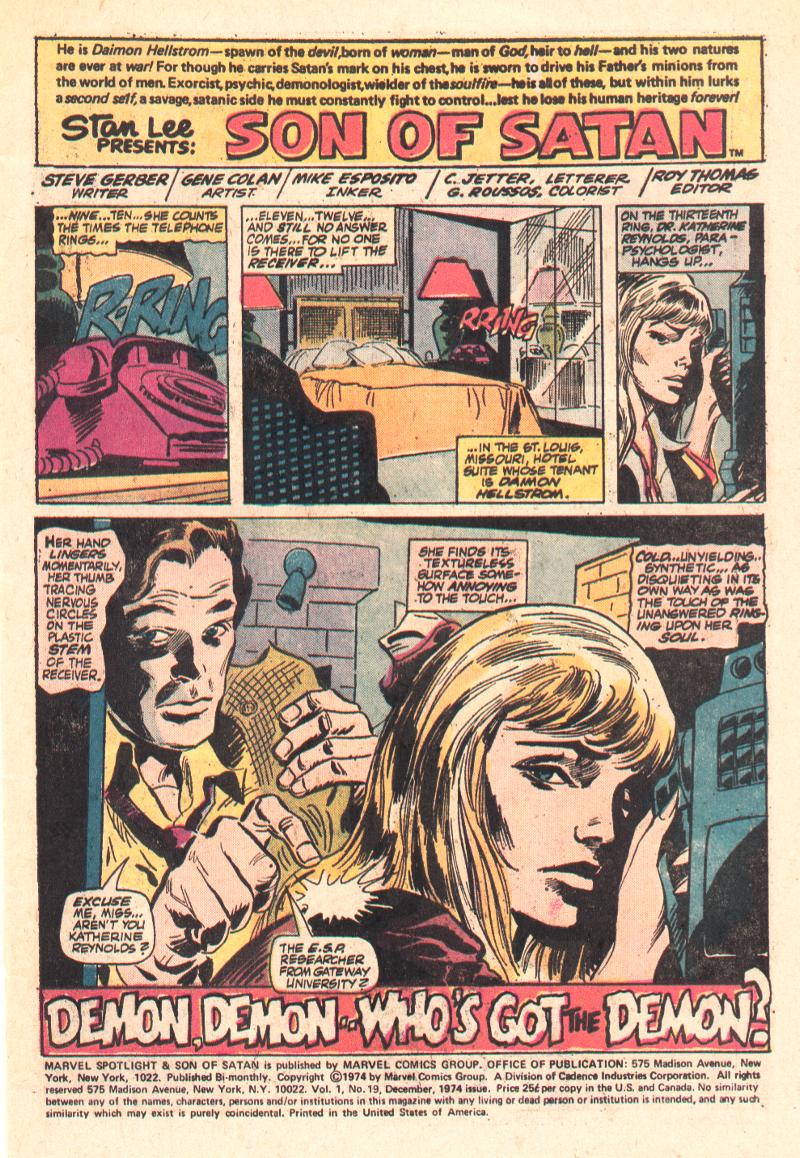 Read online Marvel Spotlight (1971) comic -  Issue #19 - 4