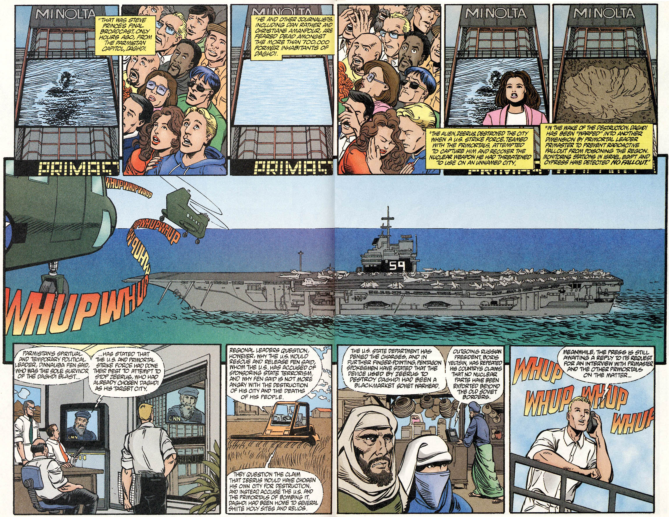 Read online Leonard Nimoy's Primortals (1996) comic -  Issue #1 - 4
