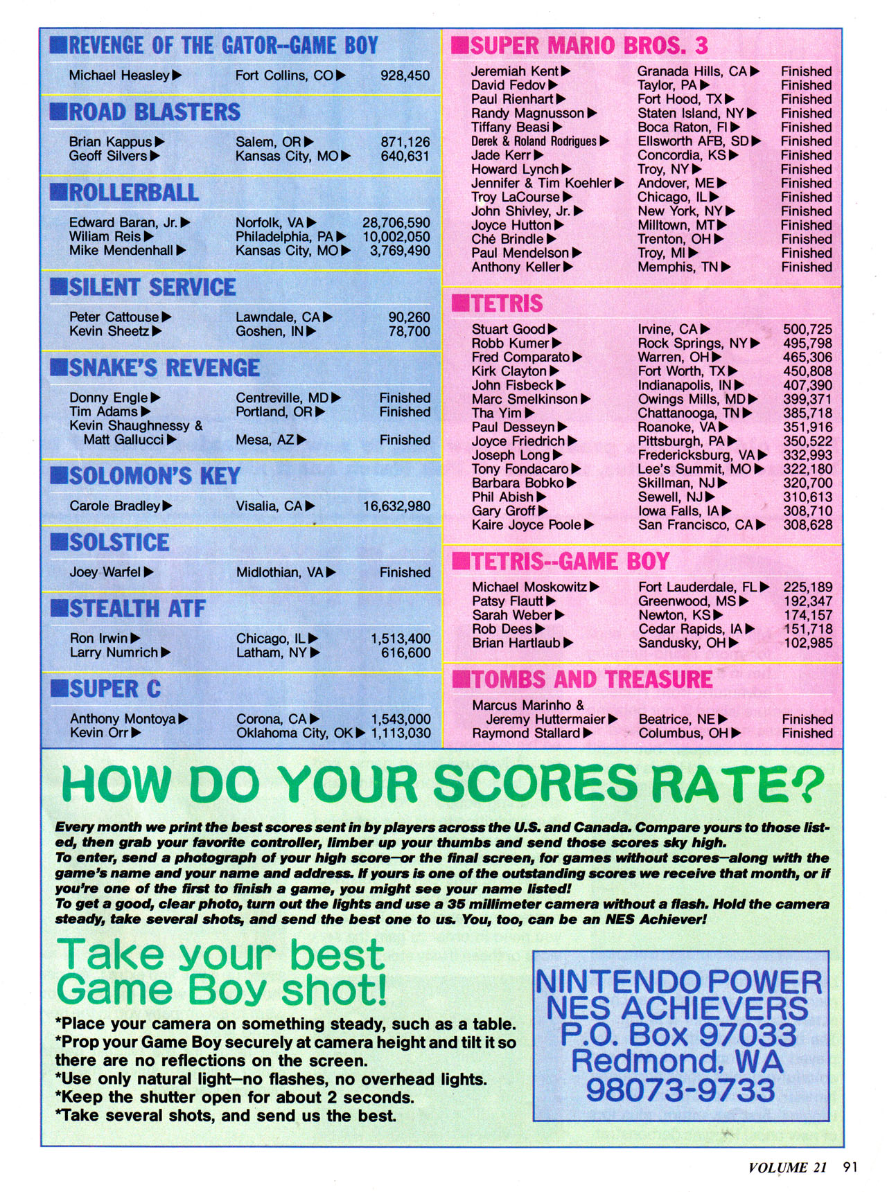 Read online Nintendo Power comic -  Issue #21 - 100