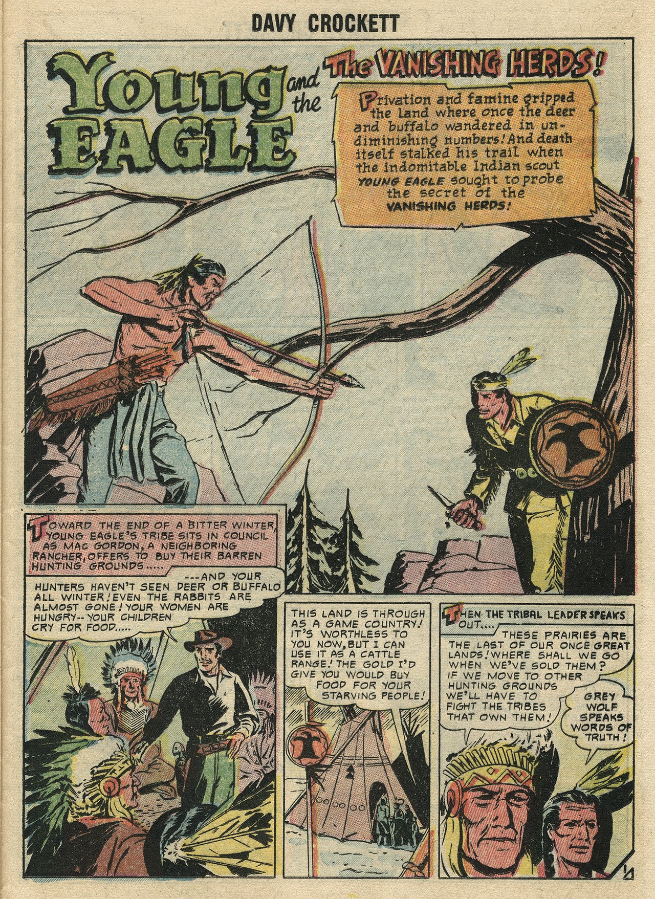 Read online Davy Crockett comic -  Issue #6 - 25