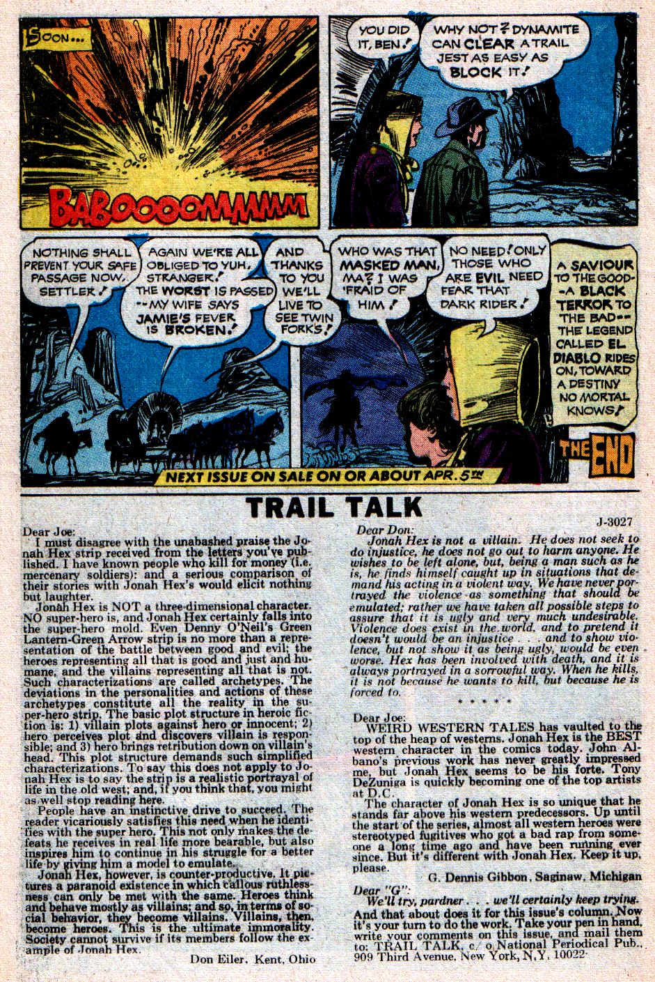 Read online Weird Western Tales (1972) comic -  Issue #17 - 32