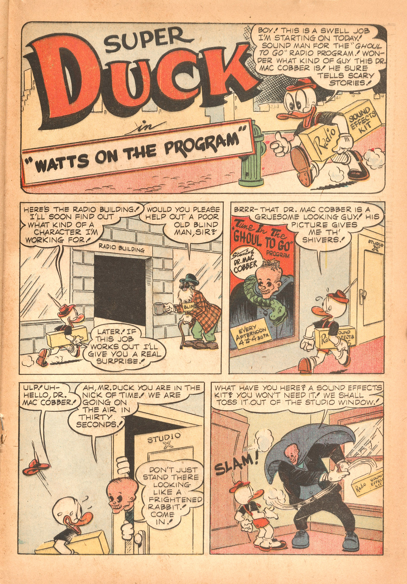 Read online Super Duck Comics comic -  Issue #37 - 41