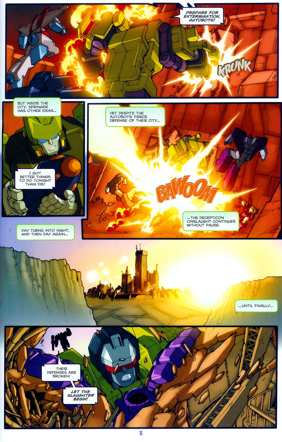 Read online The Transformers The Animated Movie comic Issue 1