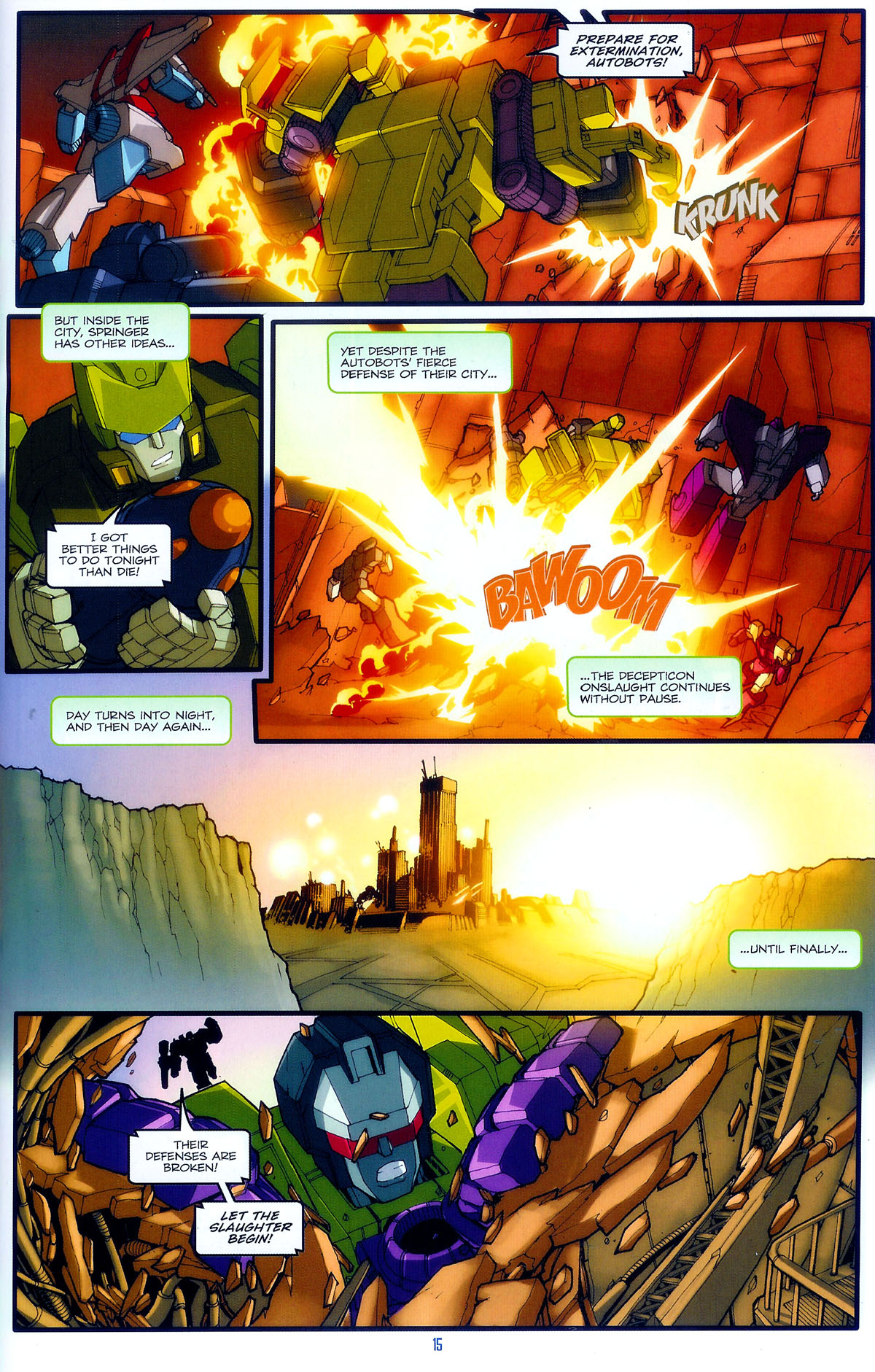 Read online The Transformers: The Animated Movie comic -  Issue #1 - 16
