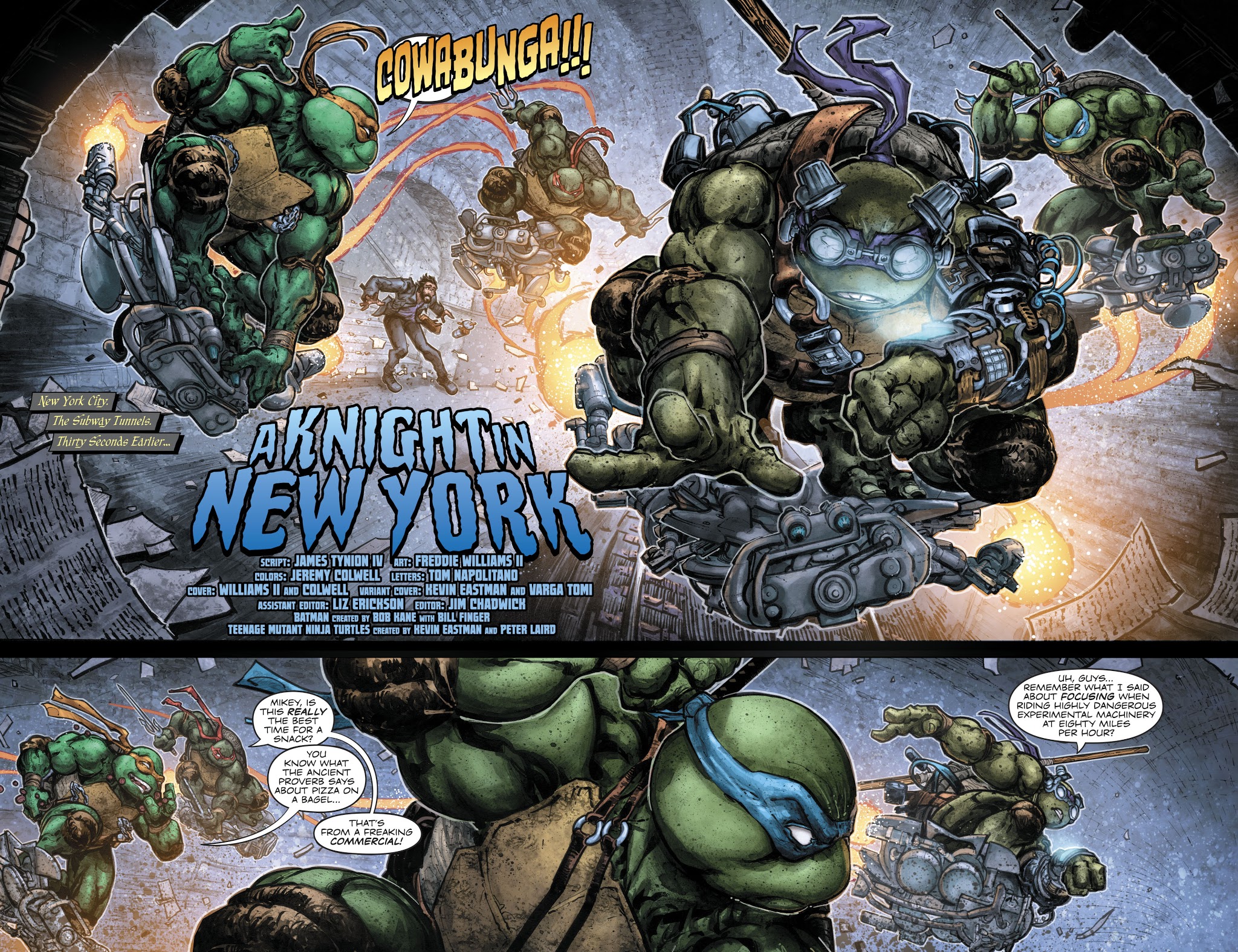 Read online Batman/Teenage Mutant Ninja Turtles II comic -  Issue #1 - 5