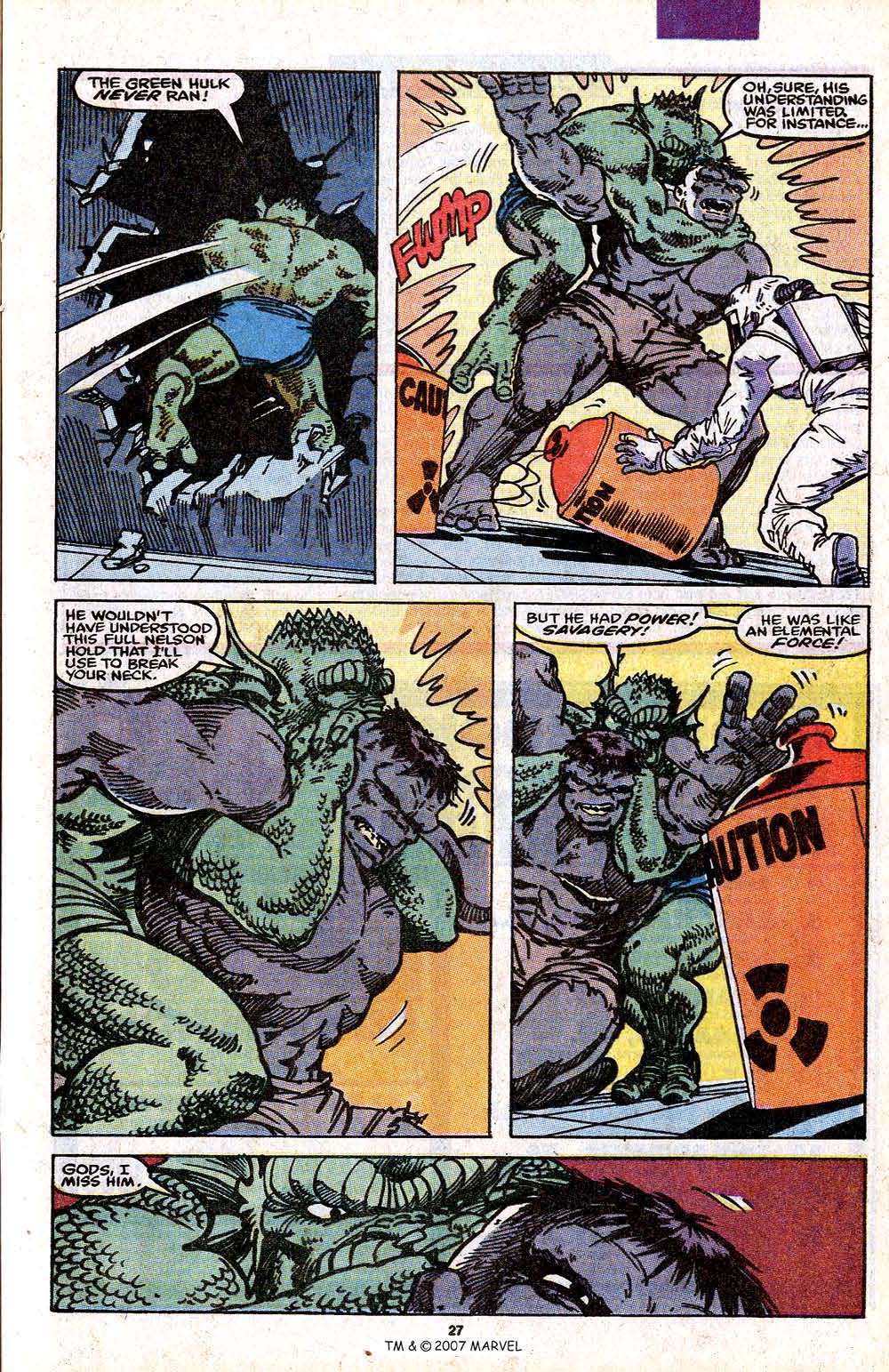 Read online The Incredible Hulk (1968) comic -  Issue #364 - 29