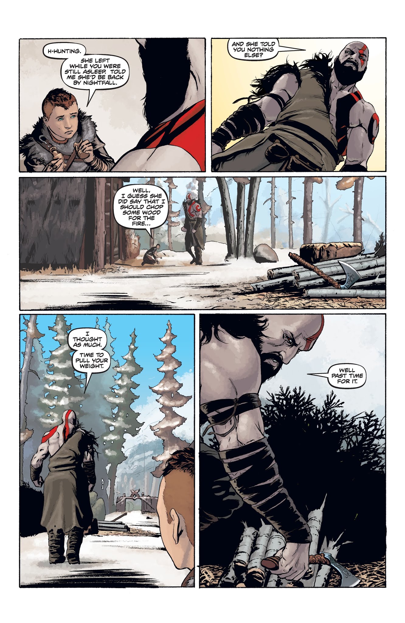 Read online God of War (2018) comic -  Issue #1 - 4