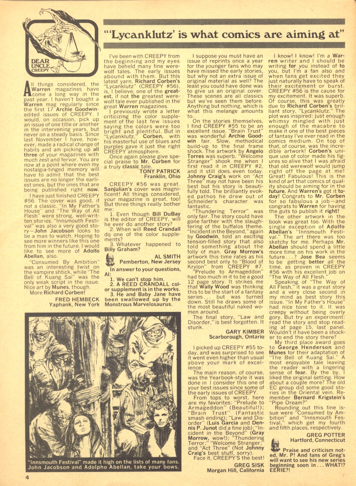 Creepy (1964) Issue #58 #58 - English 4