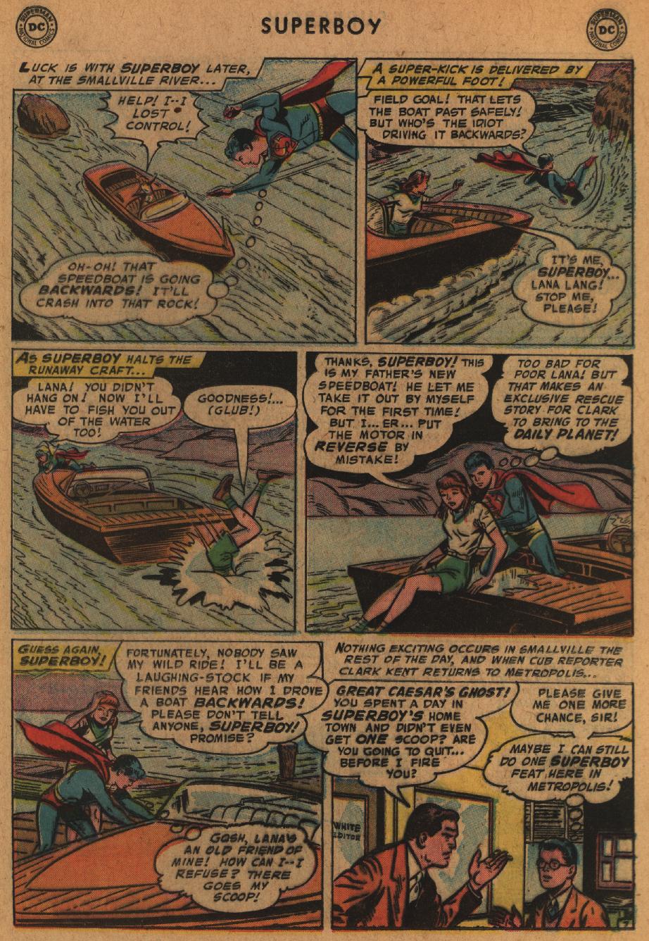Read online Superboy (1949) comic -  Issue #63 - 17