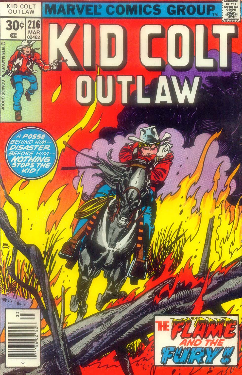 Read online Kid Colt Outlaw comic -  Issue #216 - 1