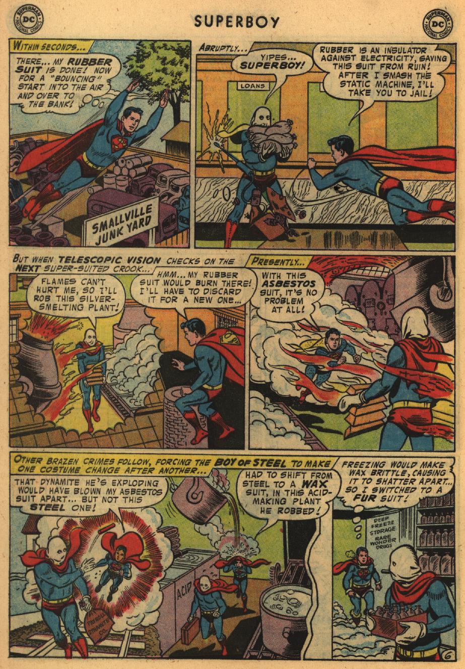 Read online Superboy (1949) comic -  Issue #54 - 7